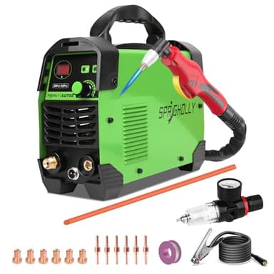Leistungsstarker Plasmaschneider 240V 50A, 16mm Max Schnitt, 10mm Sauberer Schnitt, IGBT Inverter und LED Display, Upgrade CUT50