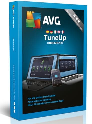 AVG TuneUp 2026 | Unbegrenzte Geräteanzahl | 1 Jahr | Junk-Dateien entfernen und das System beschleunige | - für Windows, macOS, und Android