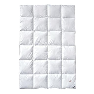 Billerbeck Daunendecke - E04 Gold Edition - Bettdecke für alle Jahreszeiten - 135 x 200 cm Decke mit echten Daunen - Wärmestufe Mittel