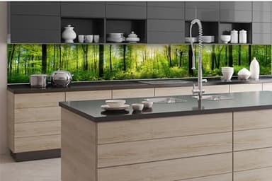 Dimex Küchenrückwand Folie Selbstklebend FRESKEN 350 x 60 cm | Klebefolie - Dekofolie - Spritzschutz für Küche | Made in EU