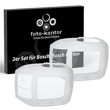 foto-kontor 2X Schutzhülle kompatibel mit Bosch Purion E-Bike Fahrrad Display TPU Hülle Cover Displayschutz Case Schutz gegen Wasser und Schmutz transparent durchsichtig