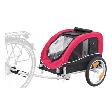Trixie 12814 Fahrrad-Anhänger, M: 45 × 48 × 74 cm
