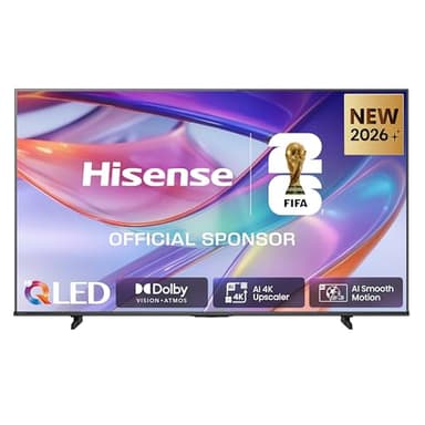 Hisense 75E7DS Fernseher 75 Zoll, 4K UHD QLED, Smart TV, Hi-View AI Engine, 60Hz Game Mode Plus, Dolby Vision IQ, HI-QLED Colour, Filmmaker Mode, AI Smooth Motion, Airplay, Sprachsteuerung[2026]
