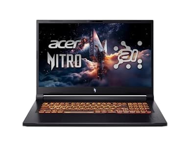 Acer Nitro V 17 AI (ANV17-61-R3KD) Gaming Laptop, Copilot+ PC, 17" FHD IPS 144Hz Display, AMD Ryzen AI 9 365, 32 GB RAM, 1 TB SSD, NVIDIA GeForce RTX 5070, Windows 11, QWERTZ Tastatur, schwarz