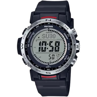 Casio Pro Trek Outdoor Herrenuhr Funk/Solar Schwarz PRW-35-1AER