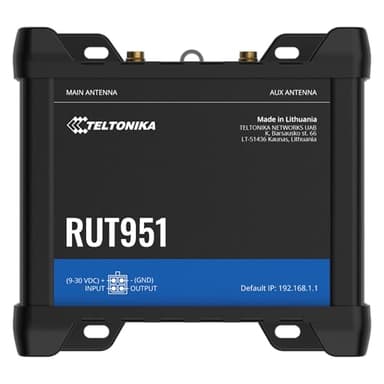 Teltonika RUT951 Industrial 4G LTE Router – Dual SIM, WAN Failover, Ethernet & Serial Interfaces, MEDIATEK Platform, RMS Ready