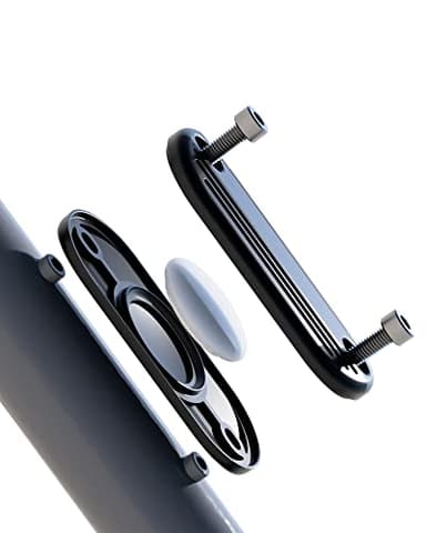 Steinweber AirBell® Fahrrad-Halterung für Apple AirTag, für Flaschenhalter Aufnahme, Inkl. Edelstahl Schrauben & Inbus Werkzeug