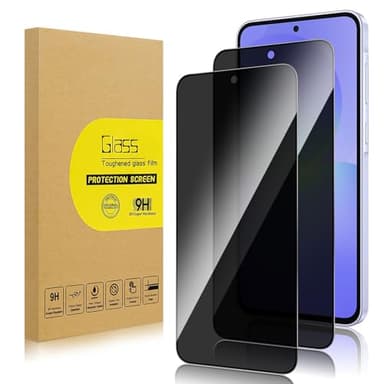 Lokyoo 2 Stück Sichtschutz Full Screen für Samsung Galaxy A56, Anti-Spy Panzer Schutz Glas Folie Schutzfolie, Frei von Kratze Displayschutz Hat Keinen Einfluss auf die Hülle