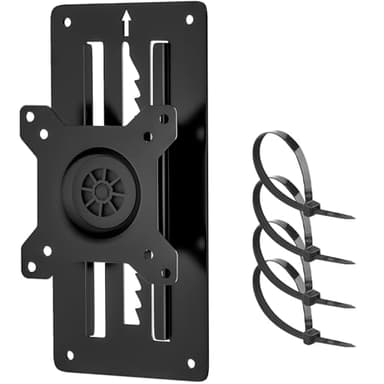 Höhenverstellbar Monitor Wandhalterung 1 Monitore für 13-35 Zoll Bildschirme,Ultraslim PC Monitor Hatlerung Wand Schwenkbar Neigbare mit VESA 75x75/100x100mm,bis zu 10kg