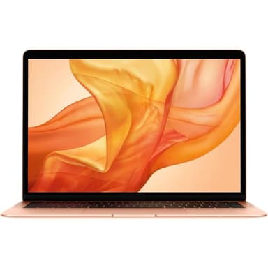 Apple 2020 MacBook Air Retina with Intel 1.1 GHz Core i3 chip (13-inch, 8GB RAM, 256GB SSD Storage) QWERTY Spanish - Gold (Generalüberholt)