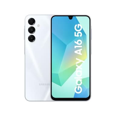 Samsung Galaxy A16 5G Smartphone ohne Vertrag, Handy mit Android, 50-MP-Hauptkamera, 16,91 cm / 6,7" Display, 128 GB, 4GB RAM, Light Gray, 2,5 Jahre Herstellergarantie [Exklusiv bei Amazon]
