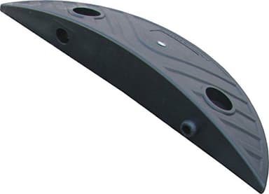 Temka 12103 ES Temposchwelle 20 KM/H, Endstück/ Schw., Schwarz