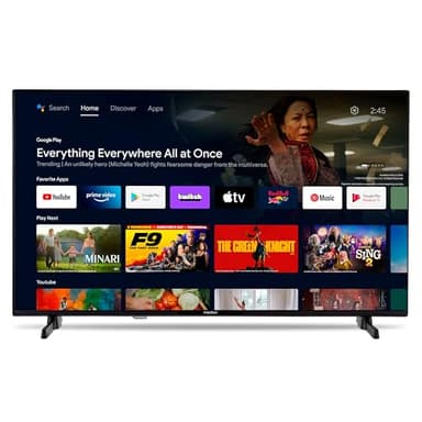 MEDION 100,3 cm (40 Zoll) Full HD Fernseher (Android TV, Smart TV, HDR, Prime Video, PVR, Bluetooth, MD 840100)