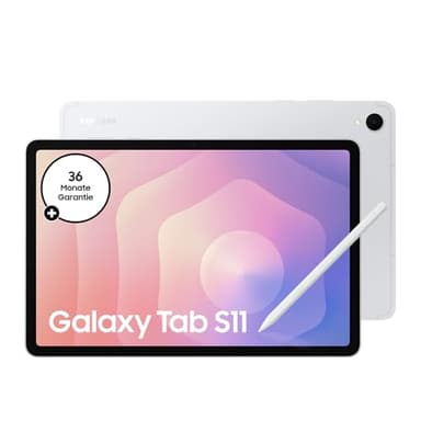 Samsung Galaxy Tab S11 5G, AI Tablet, 5G, Leichtes Design, Vielseitige KI-Tools, DeX, 512 GB Speicher, 12 GB RAM, Lange Akkulaufzeit, Silver, 3 Jahre Herstellergarantie [Exklusiv auf Amazon]