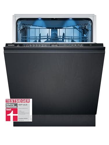 Siemens SN65ZX07CE, Stiftung Warentest Testsieger*, iQ500 Smarter Geschirrspüler Vollintegriert, 60 cm breit, Besteckschublade, Made in Germany, Zeolith Trocknung, extra leise, varioSpeed Programm