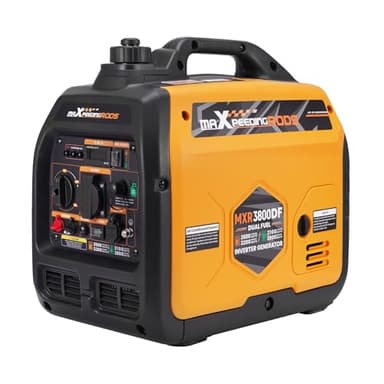 maXpeedingrods LPG/Benzin Inverter Stromgenerator 3500W Generator Gas Leise Stromerzeuger Dual Fuel Notstromaggregat für Camping Garage Reise Outdoor