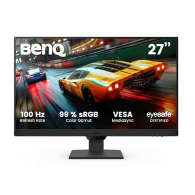 BenQ GW2790E 27 Zoll Eye-Care Gaming Monitor, 100Hz, 1920x1080p, IPS, integrierte Lautsprecher, Wandhalterung, Thin Bezel, Smarte Helligkeitsanpassung, 2X HDMI, DisplayPort