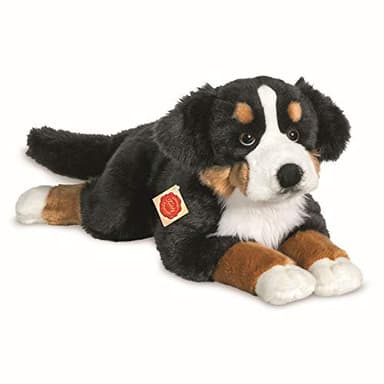 Teddy Hermann 92781 Hund Berner Sennenhund 60 cm, Kuscheltier mit idealem Recyclinganteil (Füllmaterial)