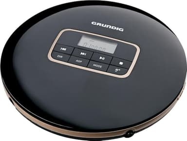Grundig GCDP 8500, tragbarer CD-Player, Schwarz/Silber