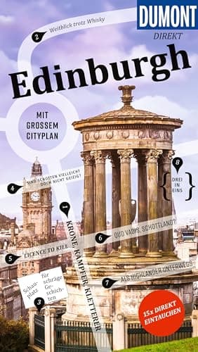 DUMONT direkt Reiseführer Edinburgh: Mit großem Cityplan