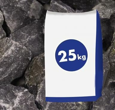 Hamann Mercatus GmbH Gabionen Steine Basaltbruch Anthrazit 40-70mm 25kg - Mauerschutz, Garten, Teich, Steinmauer