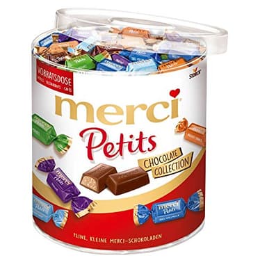 merci Petits Chocolate Collection Dose (8 x 1kg) / Feine Pralinen in 7 Sorten