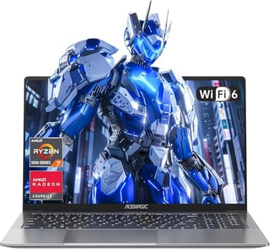 ACEMAGIC Laptop,15,6 Zoll Notebook,Ryzen 7 7730U 16-Thread CPU,bis zu 4.5GHz,16 GB RAM 512 GB SSD,NVMe PCIe 3.0,Unterstützt 4 TB SSD-Erweiterung,Gaming Laptops,Leichtgewicht,WiFi6, HDMI