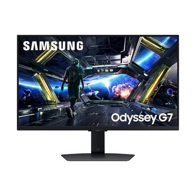 Samsung Odyssey G70D 4K Gaming Monitor, 27 Zoll, Bildschirm mit IPS-Panel, 4K-Auflösung, 3840 x 2160 Pixel, AMD FreeSync Premium, HDR10+, Reaktionszeit 1 ms, Bildwiederholrate 144 Hz, LS27DG702EUXEN