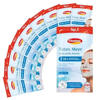 Schaebens Totes Meer Maske, 10 x 15 ml Reinigung