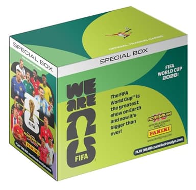FIFA World Cup 2026 Trading Cards Game Special Box (8 Hüllen + 10 Karten Limited Edition)