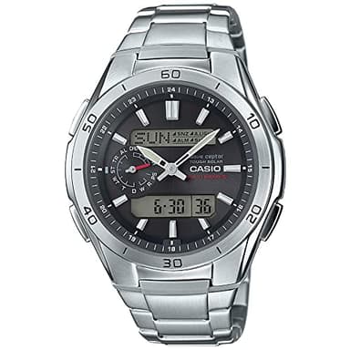 Casio HerrenArmbanduhr Analog-Digital Quarz Edelstahl WVA-M650D-1AER