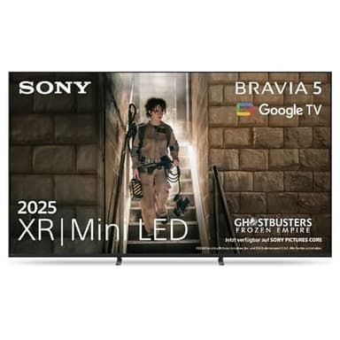 Sony BRAVIA 5 XR Mini-LED 65 Zoll Fernseher (K65XR52), AI XR-Prozessor, akustisches Multi-Audio, Dolby Vision/Atmos, IMAX Enhanced, Google TV (2025), Google Cast, Apple AirPlay 2, Game Menu, Smart TV