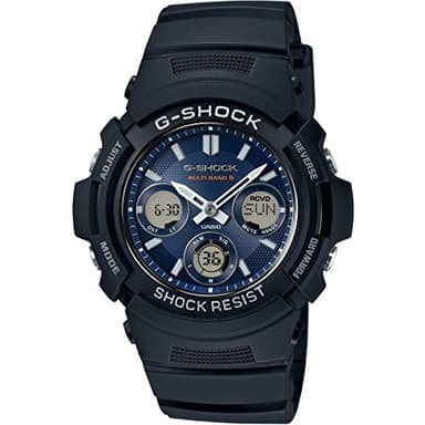Casio HerrenArmbanduhr Analog-Digital Quarz Harz AWG-M100SB-2AER
