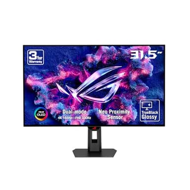 ASUS ROG Strix WOLED XG32UCWG - 32 Zoll 4K UHD Gaming Monitor - Dual-Modus 4K bei 165 Hz FHD bei 330 Hz, 0.03ms, Sync-Tech, HDR 400 TB - 16:9, 3840x2160, DP, HDMI, 15W USB-C, USB-Hub, Ergo