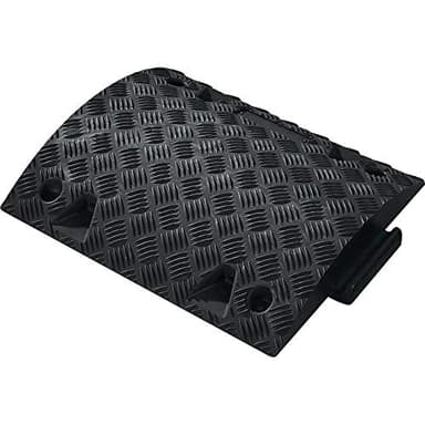 WEMAS Bodenschwelle 20 km/h, Mittelstück Temposchwelle, schwarz, 50 x 42,5 x 5 cm, Art.-Nr. 390.069111.01.00 | Bremsschwelle | Temposchwelle | Fahrbahnschwelle