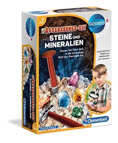 Clementoni Galileo Discovery - Ausgrabungs-Set Steine & Mineralien