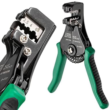 hb-digital Abisolierzange Automatisch für Solarkabel Ø 2.5/4 / 6 mm² Präzisions-Abisolierwerkzeug Kabelabisolierer Leitung, wire stripper tool kit