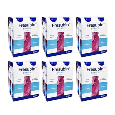 Fresubin Energy Drink - Waldfrucht Hochkalorische Trinknahrung von Fresenius Kabi, 300 kcal pro Flasche, laktosearm, ohne Ballaststoffe ideal bei Mangelernährung (200 ml (24er Pack), Waldfrucht)