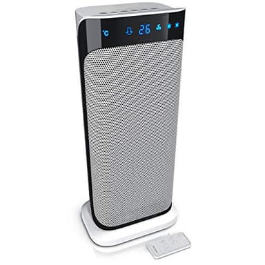 Brandson - Heizlüfter 2000 Watt mit Fernbedienung - Groß und Stark - Preisträger - energiesparend leise - Bad Wohnzimmer Kinderzimmer Babys - Oszillationsfunktion - Heizung Heater - GS zertifiziert