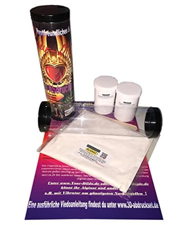 Penisabdruckset mit Hautfreundlichen Silikon, Dein Dildo in verschiedenen Farben (Hautfarbe, 200 ml)