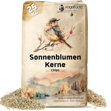 25 kg geschälte Sonnenblumenkerne BRUCH Ganzjahresvogelfutter