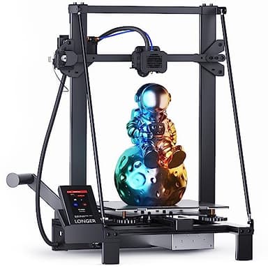 LONGER 3D Drucker LK5 Pro, Große Druckgröße 30X30X40CM, 3D Printer mit 4,3 Zoll Touchscreen, Open Source, Verbessertes Doppelgebläse-Kit, 0,1mm Präzise, 32-Bit Mainboard