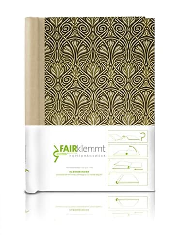 FAIRklemmt Klemmbinder Luxury Liberty Naturleinen, A4, 22,5 x 30,8 cm