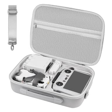 Puasok Tasche für DJI Mini 3/Mini3 Pro/Mini 4 Pro Fly More Combo Drohne Aufbewahrungstasche, Wasserdicht Reisetasche Tragetasche für DJI RC Controller und Anderem Zubehör, für Drohne Schutz