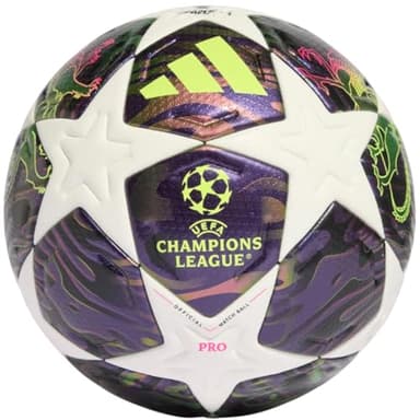 adidas UEFA Champions League Final Pro FIFA Quality Pro Ball JX9077, Unisex Footballs, Purple, Size 5