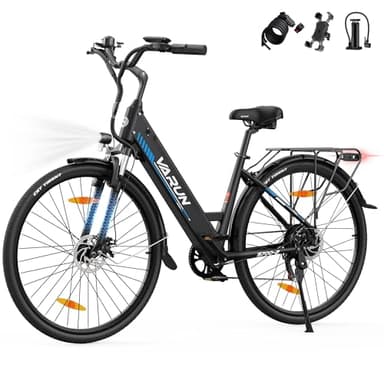 VARUN E Bike, 28 Zoll E-Bike Damen Herren mit 48V 499.2Wh Akku, Bis zu 100KM, 250W Motor, Elektrofahrräder E-Fahrrad mit Tempomat Modus, 7-Gang, LCD-Display, Pedelec City Ebike für Trekking, S700-2