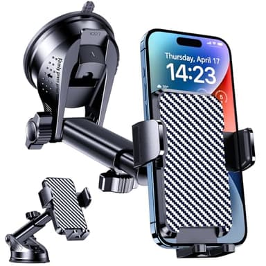 BIPOPIBO Das Armaturenbrett Handyhalterung Auto [Super Saugnapf] Handy Halterung Auto Universal 360° Drehbar kfz Handyhalterung Handy Halter für iPhone Android Lautsprecher Halterungen