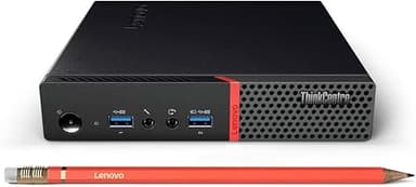 Lenovo Business Office Mini PC ThinkCentre M910q Tiny Intel Pentium G4400T 8GB 500GB HDD Windows 11 (Generalüberholt)