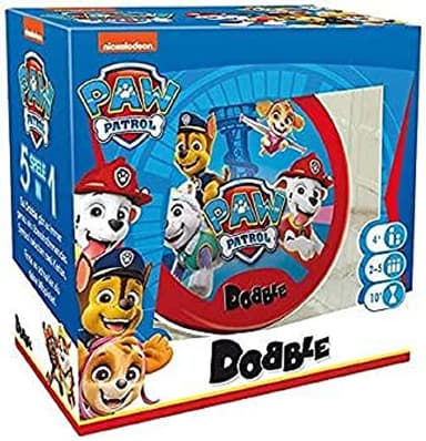 Zygomatic, Dobble Paw Patrol, Kinderspiel, Kartenspiel, 2-5 Spieler, Ab 4+ Jahren, 10+ Minuten, Deutsch