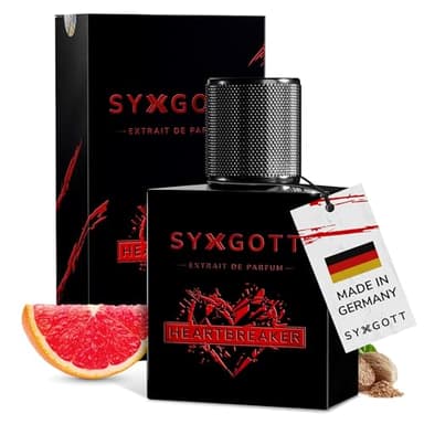 SYXGOTT HEARTBREAKER Männerparfum mit Pheromon Öl | Extrait de Parfum für Herren | Parfumprobe inklusive | intensiv, würzig und erfrischend | perfekter Frühling & Sommerduft